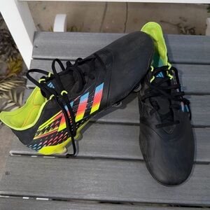 Adidas Copa Soccer cleats Black and Neon Yellow Athletic Shoes
